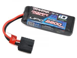 TRX2820X Li-Po Battery 2S 7,4v 2200mAh 25C iD-connector Produktansicht Traxxas ID LiPo Akku 2200mAh 7,4V 2-Zellen 25C (Stecker) 2820X