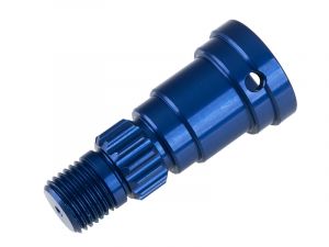 Traxxas Radachse Aluminium, (blau-eloxiert) (1) (nur zur Verwendung mit 7750X oder 7896 Antriebswelle)