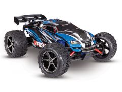 71054-8 Traxxas E-Revo 4x4 1:16 RTR Monster Truck blau Brushed mit NiMh Akku + 4A USB/C-Lader