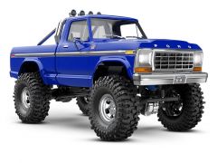 TRX97044-1 Traxxas TRX-4M Ford F-150 High Trail Edition 1:18 RTR 4WD Mini RC Crawler blau Brushed mit Akku/Lader 