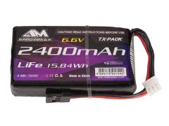 Arrowmax Competition LiFe TX-Pack Sender Futaba 4PK/4PX/4PV/7PX # 2400mAh 6.6V