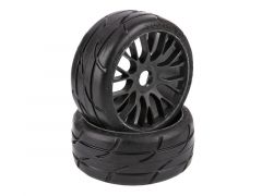 GRP 1:8 GT Profil T03 REVO Komplettrad XB1 Ultra Soft schwarz GTX03-XB1