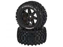 LT3297B Louise RC Monster Truck "X-UPHILL" X-Maxx Komplettrad schwarz # MFT Sport