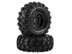 Louise RC Crawler "CR-Rowdy" für TRX-4M Komplettrad 1.0 schwarz # Super Soft