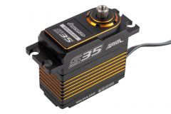 Power HD S35 | Produktansicht vom Power HD Brushless Premium Digital Servo S35 in der Black Golden Ausführung