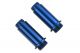 Traxxas Dämpfergehäuse blau (2), Alu TRX-4M TRX9763-BLUE