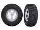 Traxxas Kumho Reifen auf Felgen satin-chrom (2), Slash 4x4 v/h TRX5880X