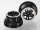 Traxxas SCT 2.2/3.0 Felgen schwarz/satin-chrom (2) Slash 2WD hinten, Slash 4x4 v/h TRX5884