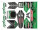 Team Corally Body Decal Sheet-Asuga ASUGA XLR-GREEN-(1)