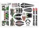 Team Corally Body Decal Sheet-Spark XB6 -Green- (1)