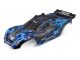 Traxxas Karosserie Rustler 4x4 VXL silber mit Aufkleber & Halter TRX6717X