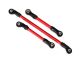 Traxxas Lenkstangen Set Stahl rot 5x117mm, 5x60mm 5x63mm TRX8146R