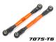 Traxxas Vorspurstangen 7075-T6 Aluminium  orange mit Kugelkopf Maxx TRX8948A