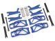 Traxxas Querlenker-Set blau mit Spurstangen Halbwellen, Federn Maxx V2 (352mm) TRX8995X