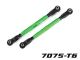 Traxxas Vorspurstange 7075-T6 Aluminium  grün (2) Maxx V2 (Radstand 352mm) TRX8997G