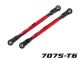 Traxxas Vorspurstange 7075-T6 Aluminium  rot (2) Maxx V2 (Radstand 352mm) TRX8997R