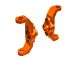 Traxxas C-Hubs 6061-T6 Aluminium orange l/r TRX-4M TRX9733-ORNG