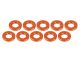 Arrowmax Aluminium Unterlegscheiben 3x6x1mm # Orange