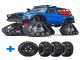 Traxxas 82034-4-BLUE TRX-4 All-Terrain TRAXX Crawler RTR Blue | TRX-4 Sport mit All Terrain Traxx Ketten, LED RTR, blau Jetzt mit Bonus inkl. 4 Crawler Kompletträder + 16T Ritzel 