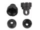 Traxxas Shock caps (2)/ shock bottoms (2) TRX3767 | Produtkansicht Traxxas Dämpfergehäusekappen Plastik