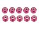 UR1502-PK Ultimate RC 3mm Pink Aluminium Stoppmutter selbstsichernd (10)