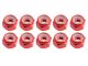 UR1502-R Ultimate RC 3mm Rot Aluminium Stoppmutter selbstsichernd (10)