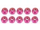 UR1512-PK Ultimate RC 4mm Pink Aluminium Stoppmutter selbstsichernd (10)