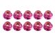 UR1513-PK Ultimate RC 4mm Pink Aluminium Stoppmutter mit Flansch selbstsichernd (10)