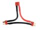 UR46401 Ultimate RC Ladekabel Adapter 2 Akkus in Serie Dean T-Stecker 2 Male 1 Female