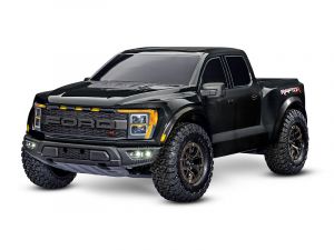 TRX101076-4 Traxxas Ford F-150 Raptor-R 4WD VXL3S RTR 1:10 Short Course Pickup Truck schwarz Brushless ohne Akku/Lader