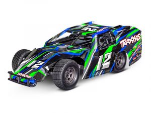 Traxxas Slash Modified 2WD Brushless BL-2S RTR 1:10 Dirt Oval Racer grün Akku/Lader