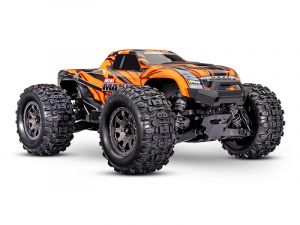 Traxxas Mini Maxx 4WD Brushless BL-2S RTR 1:12 Monster Truck orange mit Akku + 2A USB/C-Lader