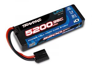 TRX2844R Traxxas ID LiPo Akku 5200mAh 7,4V 2-Zellen 35C (Stecker) 