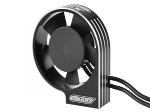 Team Corally Ultra High Speed Cooling Fan  XF-30 w/BEC connector - 30mm - Black - Silver