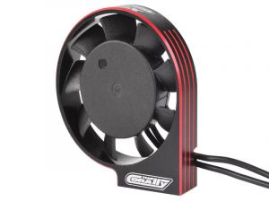 Team Corally Ultra High Speed Cooling Fan  XF-40 w/BEC connector - 40mm - Black - Red