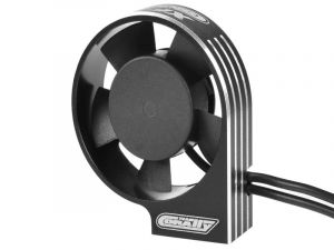 Team Corally Ultra High Speed Cooling Fan XF-40 w/BEC connector - 40mm - Black - Silver