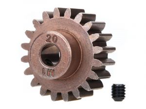 TRX6494X Traxxas Gear, 20-T pinion (1.0 metric pitch) (fits 5mm shaft)/ set s