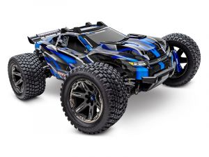 TRX67097-4 Traxxas Rustler 4WD Ultimate VXL3S RTR 1:10 Stadium Truck blau ohne Akku/Lader