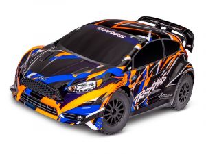 Traxxas Ford Fiesta ST Rally Brushless VXL3S RTR 1:10 Edition 4WD orange ohne Akku/Lader