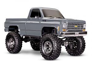 TRX92056-4 Traxxas TRX-4 Chevrolet 1979 K10 High Trail Edition 4x4 silber metallic RTR Crawler Brushed ohne Akku/Lader