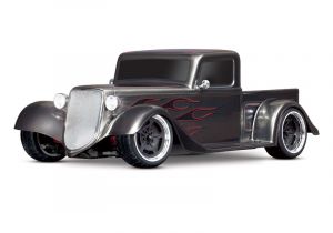 Traxxas 93034-4-SLVR - Factory Five '35 Hot Rod Truck 1/10 AWD RTR Silver | Produtkansicht vom Traxxas Factory Five '35 Hot Rod Truck silber 1:10 RTR Brushed LED ohne Akku/Lader