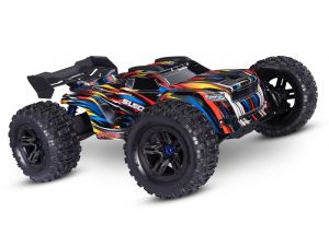 TRX95096-4 Traxxas Sledge 1:8 Monster Truck RTR 4WD belted VXL-6S blau Brushless ohne Akku/Lader