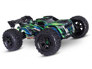 Traxxas Sledge 1:8 Monster Truck RTR 4WD belted VXL-6S grün Brushless ohne Akku/Lader