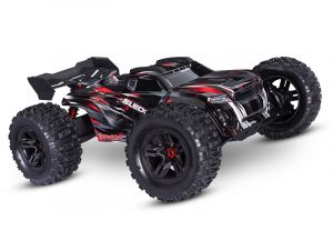 TRX95096-4 Traxxas Sledge 1:8 Monster Truck RTR 4WD belted VXL-6S rot Brushless ohne Akku/Lader