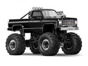 TRX98064-1-BLK Traxxas TRX-4MT Chevrolet K10 Monster Truck 1:18 RTR 4WD schwarz Brushed mit Akku/Lader