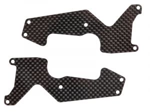 E2166 Mugen Seiki Front Lower Arm Plate CFRP - Produktansicht Mugen Querlenker Innenplatte VA 1.2mm Kohlefaser MBX-8T