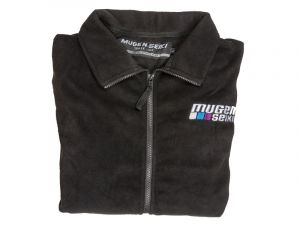 Mugen Seiki Racewear Fleecejacke mit Bestickung (L) schwarz