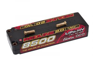 Gens Ace Redline 2.0 Series 8500mAh 7.6V 140C 2S1P Hard Case 58# HV LiPo Batterie  