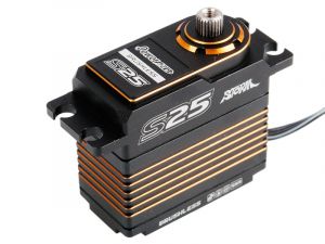 Power HD Black-Golden Colour S25 Servo | Produktansicht (1) Power HD Brushless Premium Digital Servo # S25 Black Golden 