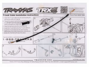 Traxxas T-Lock Kabel vorne  TRX-4&6 TRX8283